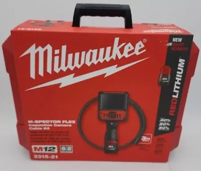 Milwaukee M12 2315-21 Spector Flex Inspection Camera Kit 12 Volt 3 Ft Cable • $380