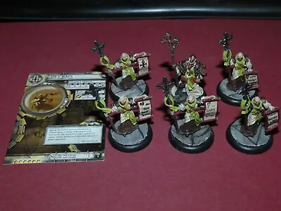 WarMachine: Protectorate Of Menoth: Painted Metal Choir Of Menoth X6 • $17.99