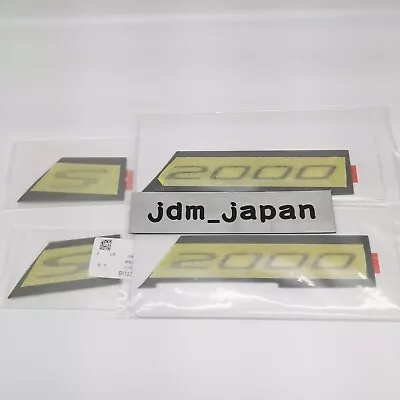 HONDA GENUINE S2000 AP1/AP2 Fender Side BLACK Emblem Badge Set NEW • $98.99