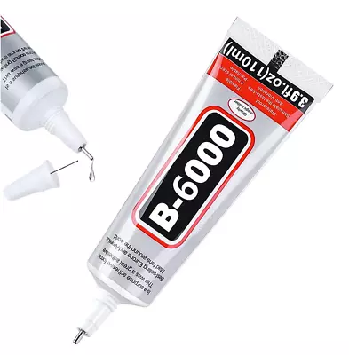 B6000 Jewelry Glue Clear Rhinestone Inlay Glue Pendant Adhesive 110G Craft Ad • $11.75