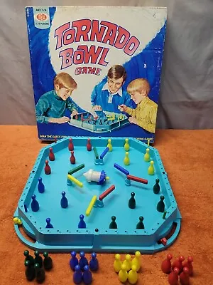 J•Vintage Ideal Toy Co.  1971 Tornado Bowl Game Complete.  • $34.95