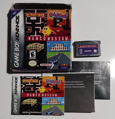 Namco Museum GBA Nintendo GameBoy Advance 4 Classic Games Complete In Box Manual • $18