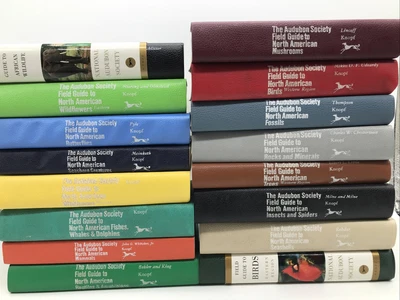 $105 • Buy Lot Of 16 National Audubon Society Field Guides-Birds-Wildflowers-Trees-Mushroom