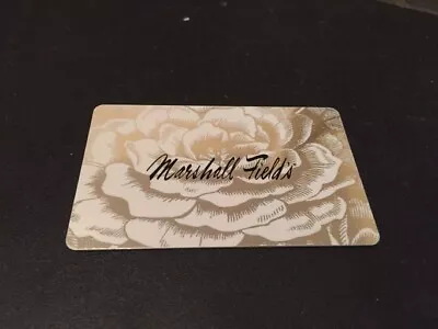 MARSHALL FIELD'S White Flower ( 2004 ) Foil Gift Card ( $0 ) • $4.50