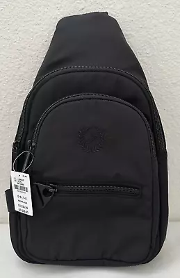 Victoria's Secret Pink Mini Nylon Sling Backpack MSRP $30 Black • $20.99