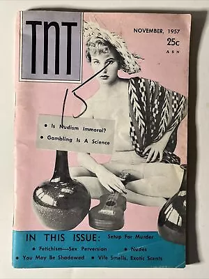 RARE TNT 1957 Men’s Interest VINTAGE MAGAZINE Fetichism NUDES Murder GAMBLING  • $0.99