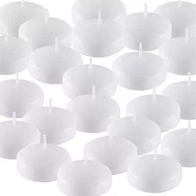 24 Bulk White Floating Candles-2 Inch Unscented Tealights - For Romantic Wedd... • $20.66