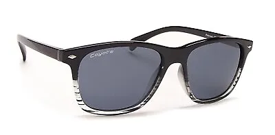 $33.69 • Buy Coyote Eyewear Dakota Polarized Street & Sport Sunglasses, Black Crystal Fade Fr
