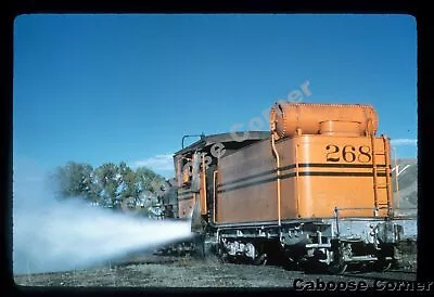 D&RGW 268 Being Serviced At Gunnison 5 9 55 Richard Jackson 35mm Slide Al Chione • $7.99