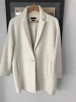 Massimo Dutti Coat/Jacket Cream Size M • £99