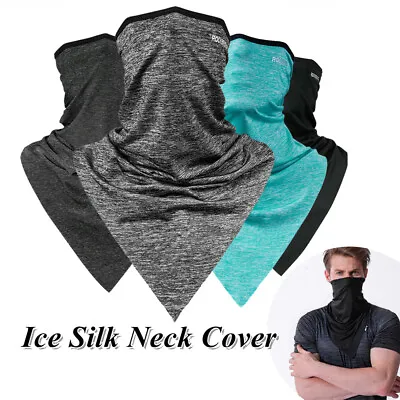 Mens Balaclava Face Mask Cooling UPF 50+ UV Protection Neck Gaiter Scarf Bandana • $6.99