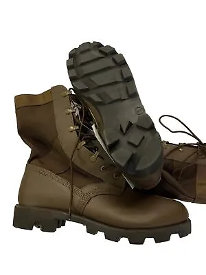 New 6m Wellco Peruana Wp Army Issue Brown Combat Jungle Boots Mens Eu 39 Spike • $116.04