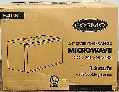 COSMO Over The Range Microwave Oven With Vent Fan 1.34 Cu. Ft. Capacity • $320