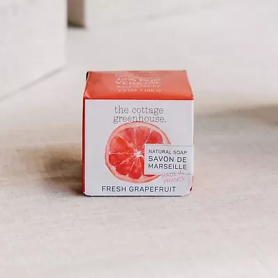 THE COTTAGE GREENHOUSE Grapefruit Natural French Milled Soap - 3.5 Oz • $6.83