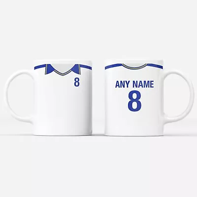 £11 • Buy Personalised Leeds United Colours Football Mug Birthday Anniversary Christmas  