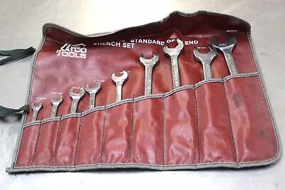 Vintage Mac Tools 9 Piece Open End Wrench Set  USA SAE  1/4  Through 7/8  • $115.99