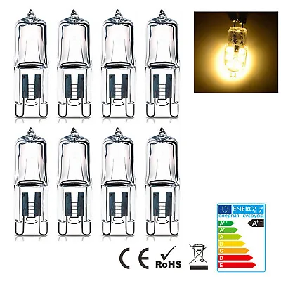 20X G9 Halogen Bulbs ECO 25W 40W 50W 60W Clear Capsule Replaced Warm White 220V • £10.55