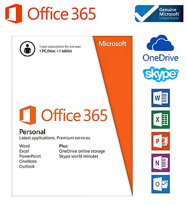 $92 • Buy Office 365 Personal - Electronic Software Delivery (ESD)