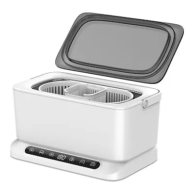 800ml Professional Ultrasonic Cleaner Jewellery Coins Cleaning Machine 2x Basket • £32.99