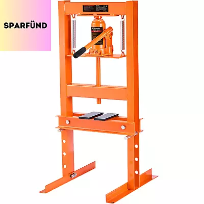 VEVOR Hydraulic Shop Press 6 Ton With Press Plates H-Frame Benchtop Press Stand • $154.73