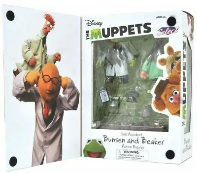 The Muppets Action Figure Box Lab Accident Bunsen & Beaker Sdcc 2021 Exclusive • $105.72