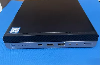 HP EliteDesk 800 G3 Mini Intel I5-7500T 8GB DDR4 SDRAM 250GB SSD Win10 • $130