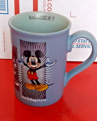 Walt Disney World Parks Mickey Mouse Coffee Mug Cup Blue • $10.95