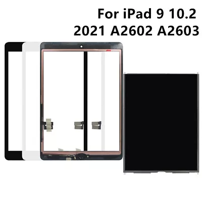 For IPad 9th Gen A2602 A2603 2021 LCD Display Touch Screen Digitizer Button LOT • $13.99