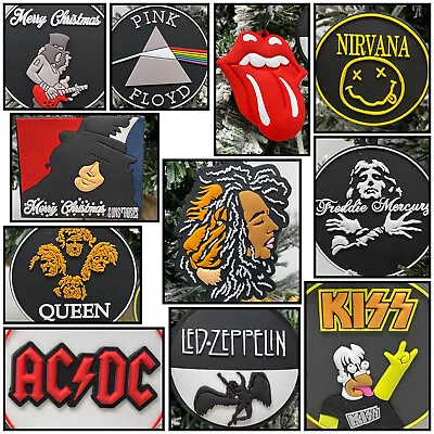 AC-DC Pink Floyd Queen Nirvana Kiss Led Zeppelin Bob Marley 11 Piece Set • $34.99