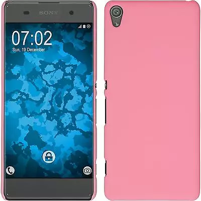 $11.63 • Buy Hard For Sony Xperia XA Case Pink Rubberised +2 Protector