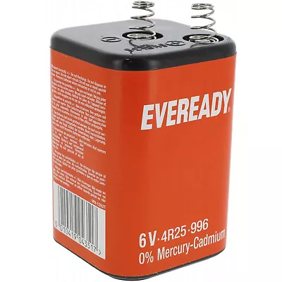 Ever Ready Pj996 / 4r25 6v Zinc Battery Used For Torches / Lighting Etc 34367 • £10.75