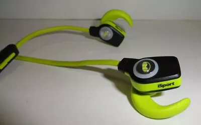 Monster ISport SuperSlim Bluetooth Wireless In-Ear Headphones Neon Green • $39.99