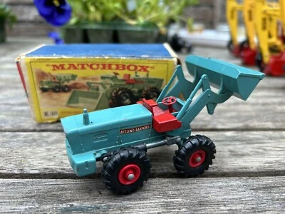 £15 • Buy Lesney Matchbox K-10 King Size Aveling Barford Tractor Shovel 1963