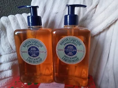 L’Occitane ORIGINAL Sweet Almond Hand Wash 500ml DUO ---  RARE !! • £49.99