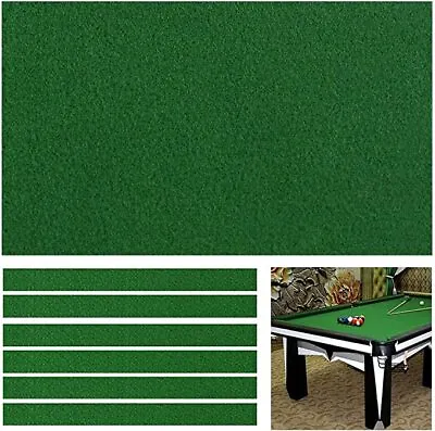 7PCS 8/9FT Worsted Pool Table Cloth Cover Felt Snooker Billiard Tablecloth • $36.99