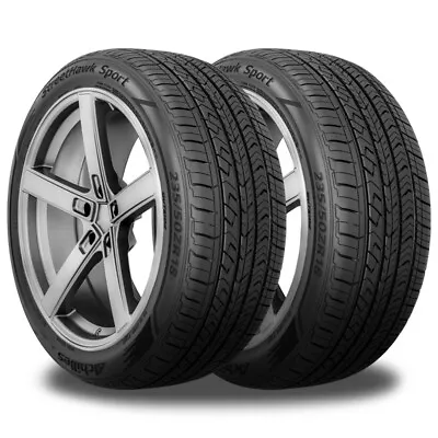 2 Achilles Street Hawk Sport 245/45R19 102W Performance Tires 55K MILE Warranty • $288.88