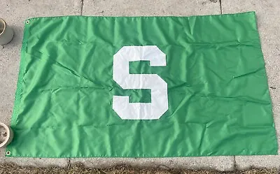 Vintage Michigan State University Flag Stitched Set • $49