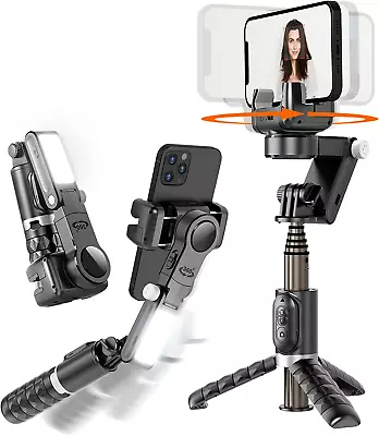 Gimbal Stabilizer For Smartphone2-Axis Auto Face Tracking Selfie Stick With ... • $59.59