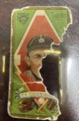 1911 T205 Gold Border Ty Cobb Detroit Tigers HOFer Baseball Card - GENUINE! • $1000