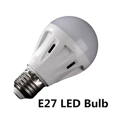 3W E27 LED Bulb Light Energy Saving Globe Lamp Cool White Warm White DC12V • $1.36