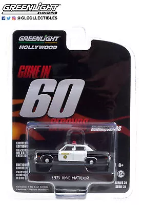 Greenlight 44910-A 1/64 Gone In Sixty Seconds 1973 Amc Matador California • $21.02