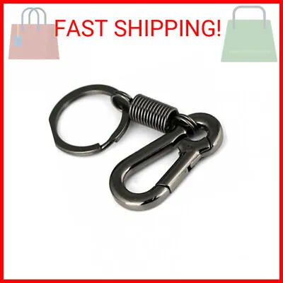 Maycom Retro Style Simple Strong Carabiner Shape Keychain Key Chain Ring Keyring • $10.22