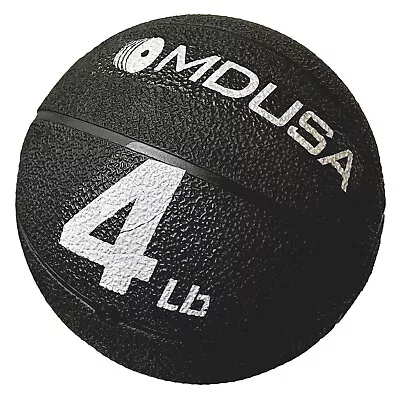 MDUSA Rubber Medicine Ball [4lb] Muscle Driver Core Workout Strength Trainer • $19.95