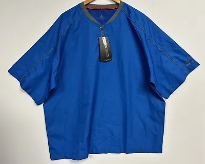 Mizuno Jacket Men's Blue 1/4 Zip Baseball Lightweight Pullover Sizes: S-L-XL NEW • $32.95