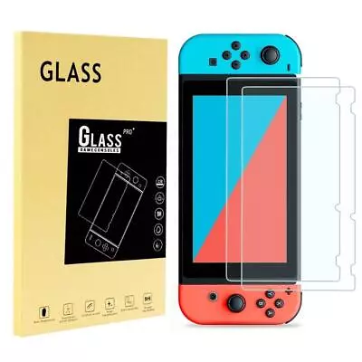 2 Packs HD Clear Full Cover Tempered Glass Screen Protector For Nintendo Switch • $6.49