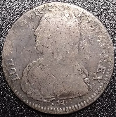 France 1728-H Silver 1/2 Ecu (KM# 484.9) • £17.99