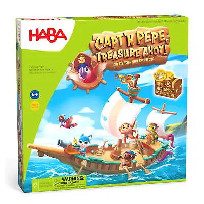 HABA Capt'n Pepe Treasure Ahoy! - A Create Your Own Adventure Legacy Game For • $39.99