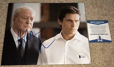 Christian Bale Signed 8x10 Photo Batman Dark Knight Alfred Michael Caine Bas  • $131.24