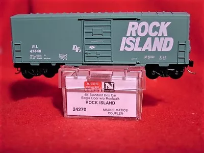 MTL 24270-1 ROCK ISLAND 40' Box Car W/o RW #47440 'NEW' N-SCALE • $29.95