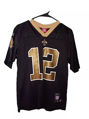 Reebok NFL New Orleans Saints #12 Marques Colston Jersey Size Youth L NO TAG • $15.99